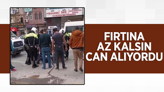 Fırtına az kalsın can alıyordu