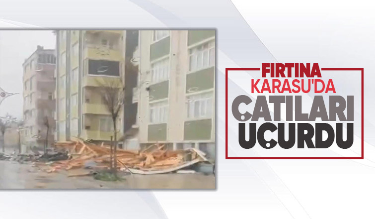 Fırtına Karasu'yu vurdu