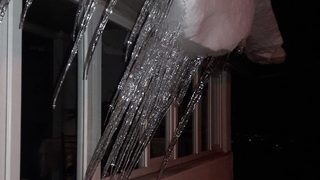 Fotoğraflar Akyazı'dan, her şey buz tuttu