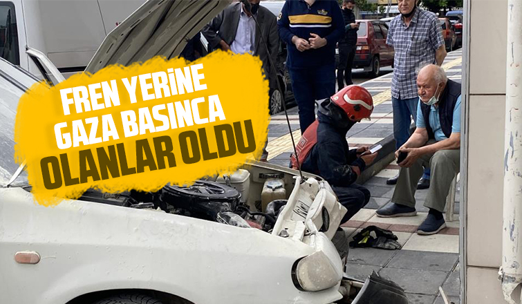 Fren yerine gaza basınca olanlar oldu