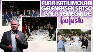 Fuar Katılımcıları Geleneksel SATSO Gala Yemeğinde Buluştu  