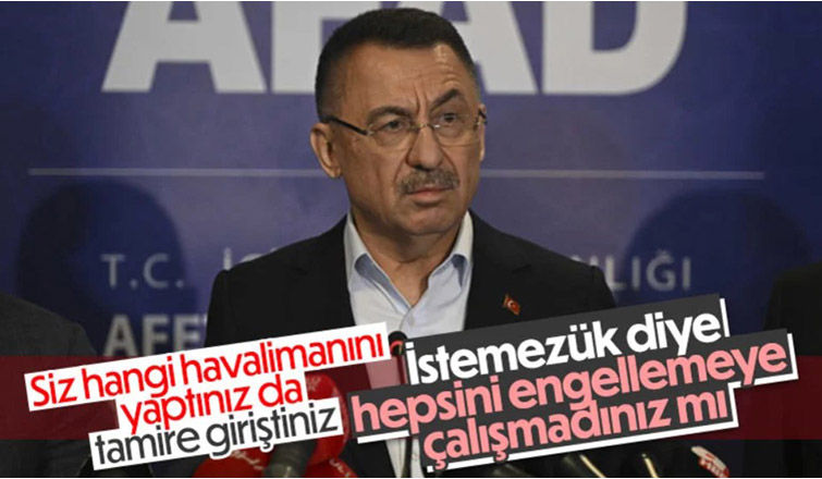 Fuat Oktay'dan Kemal Kılıçdaroğlu'na: Siz hangi havalimanını yaptınız