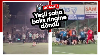 Futbolcular arasında kavga çıktı