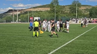 Futbolcular tekme tokat birbirine girdi