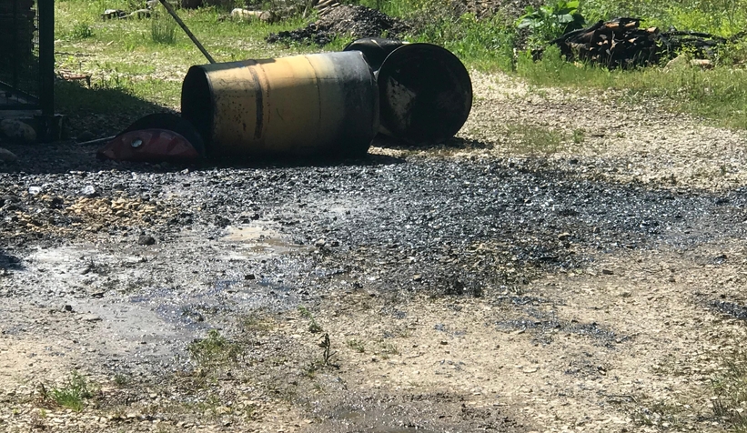 1 kişi hayatını kaybetmişti, varil bomba gibi böyle patlamış