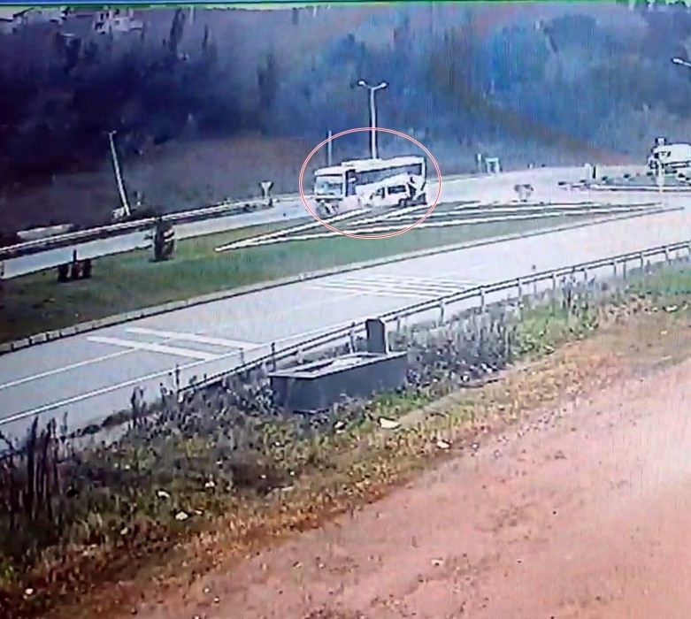 1 kişinin can verdiği feci kaza kamerada