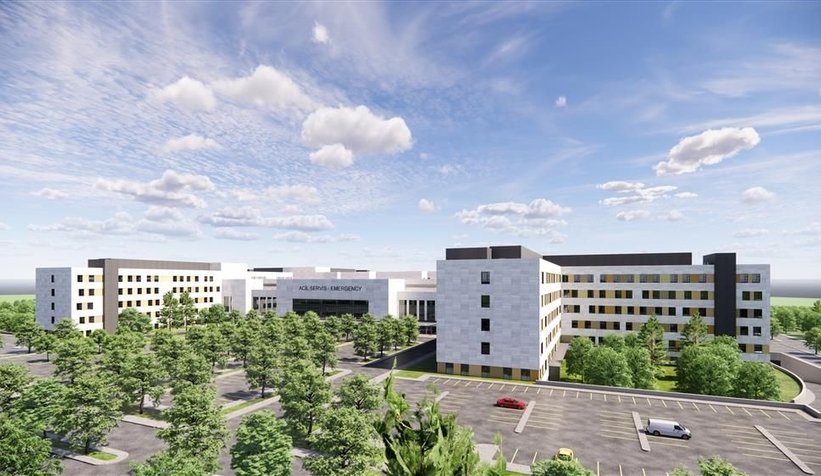 1000 yataklı hastane böyle olacak