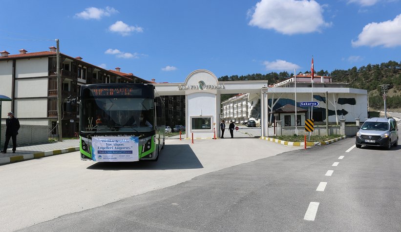 108 aile sağlık için kaplıcalardaydı