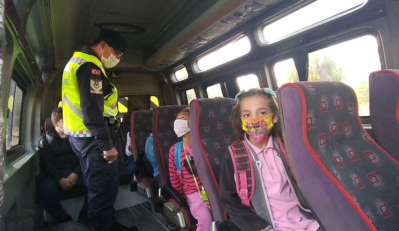 134 okul servisi denetlendi