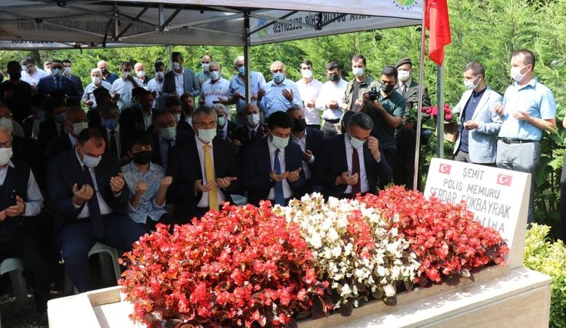 15 Temmuz şehidi, mezarı başında anıldı