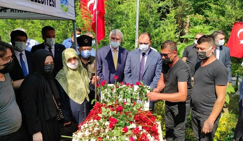 15 Temmuz şehidi, mezarı başında anıldı