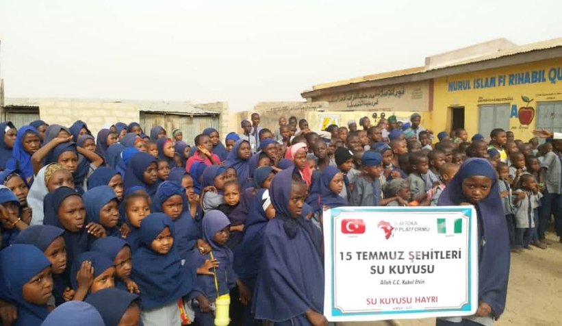 15 TEMMUZ ŞEHİTLERİ ADINA Afrikada Su Kuyusu açılıyor