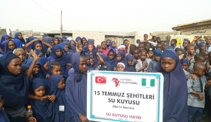 15 TEMMUZ ŞEHİTLERİ ADINA Afrikada Su Kuyusu açılıyor