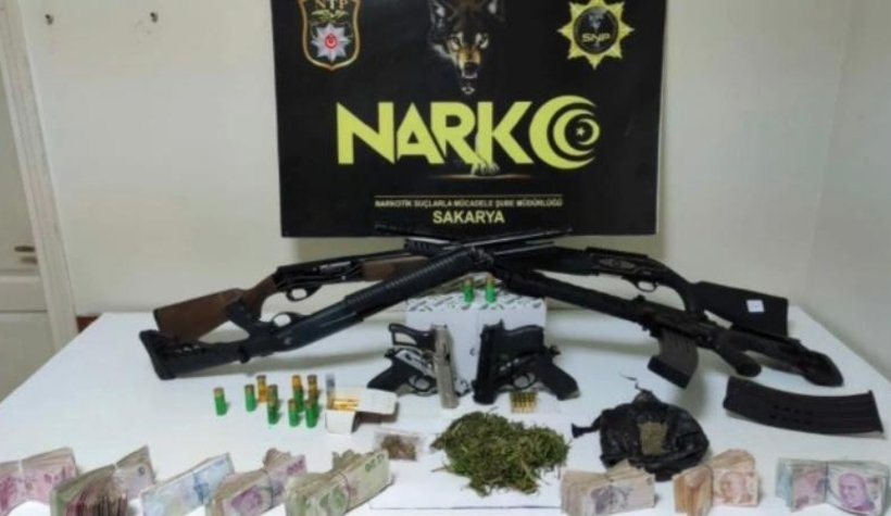 152 Polisle dev narkotik operasyonu