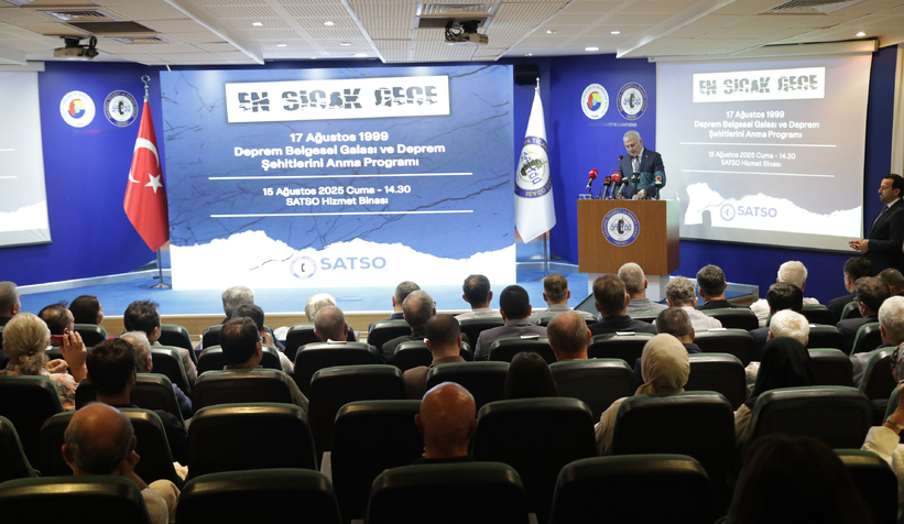 17 Ağustos’un 26. yılında SATSO'da anlamlı anma programı