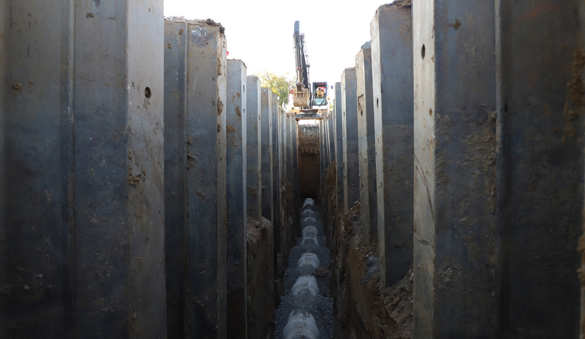 18 Nisan Caddesi’nde altyapı çalışmaları tamamlandı