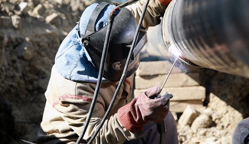 20 ayda 562 kilometre altyapı hattı inşa edildi