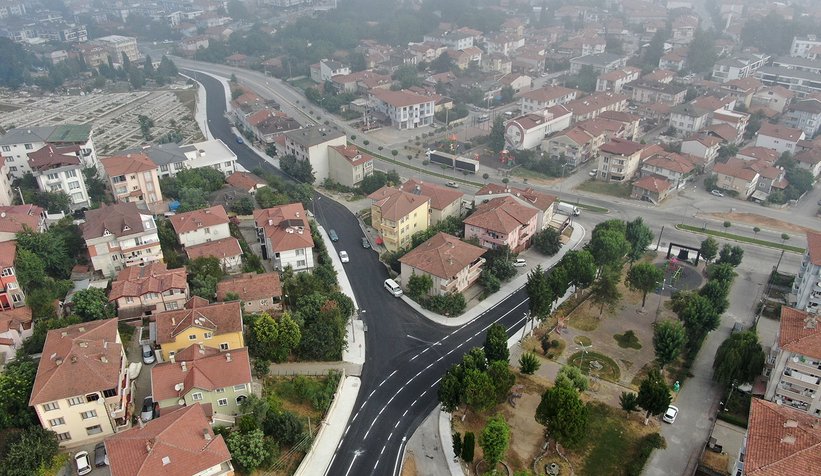 20 ayda 700 bin ton asfalt