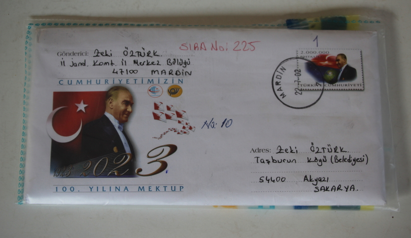 21 Yıl sonra kendisine yazdığı mektubu teslim aldı