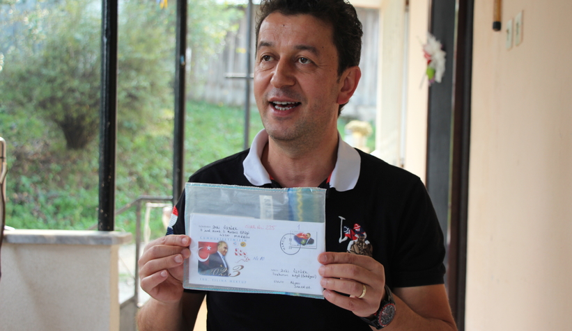 21 Yıl sonra kendisine yazdığı mektubu teslim aldı