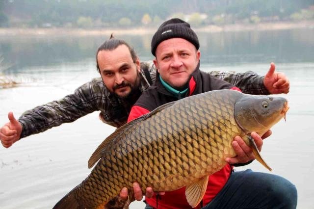 22 kiloluk sazan yakaladılar