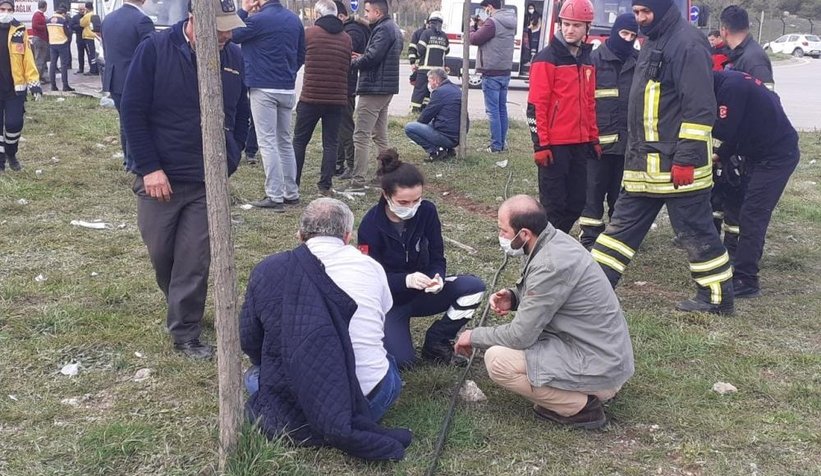 22 kişinin yaralandığı kazada can pazarı yaşandı