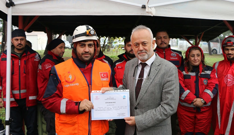 22 sağlık personeli UMKE’ye katıldı