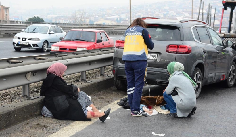 23 araçlı kaza: Otoyol savaş alanına döndü