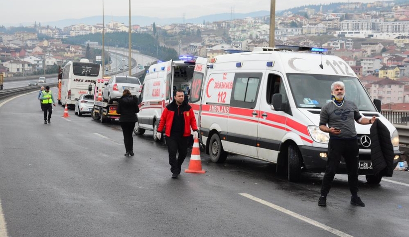 23 araçlı kaza: Otoyol savaş alanına döndü