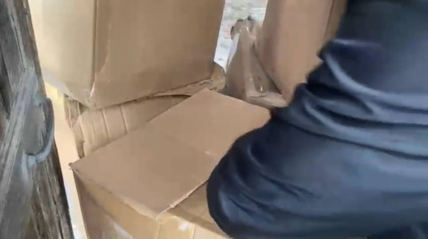 2.3 ton kaçak tütün ele geçirildi