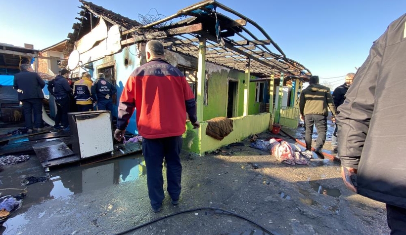 Yangın faciası; Bebek öldü