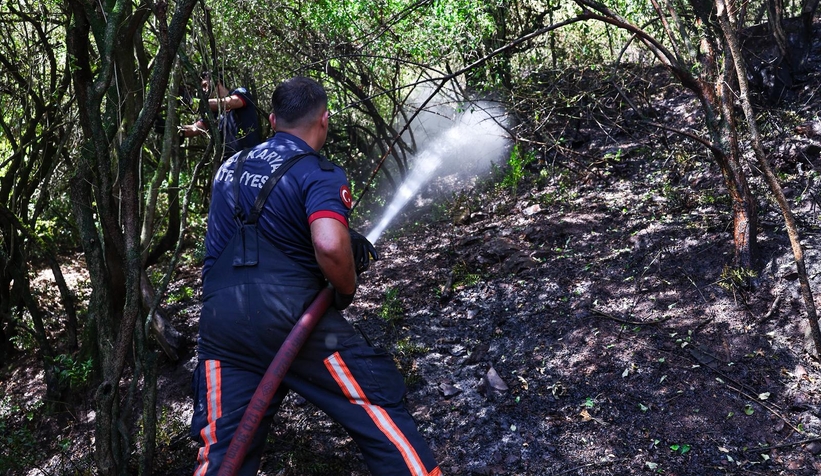 3 ilçede ki orman yangınları kontrol altına alındı