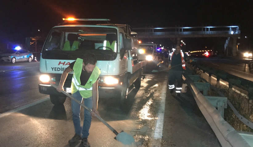 4 araçlı zincirleme kaza