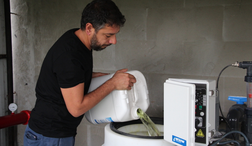 40 dönümü 1 saatte sulayıp gübreliyor