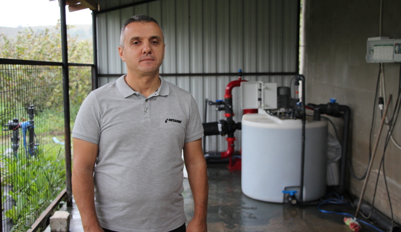 40 dönümü 1 saatte sulayıp gübreliyor