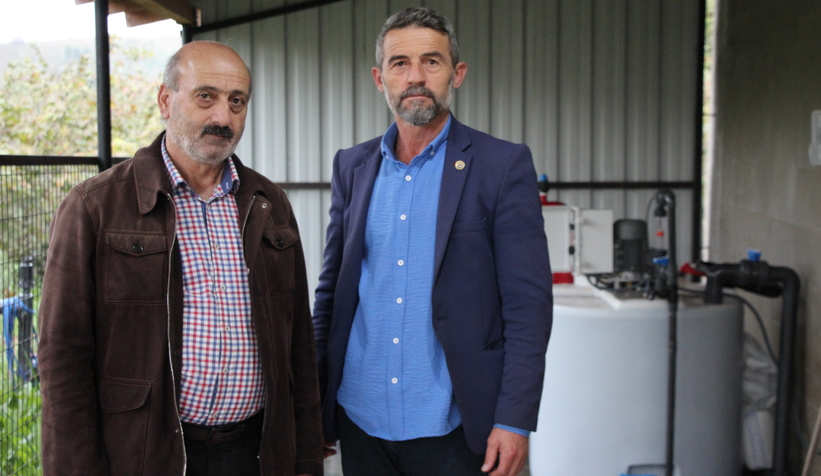 40 dönümü 1 saatte sulayıp gübreliyor