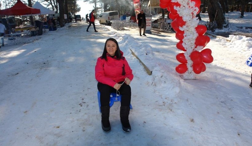 5 bin kişi Kızak Şenliğinde bir araya geldi