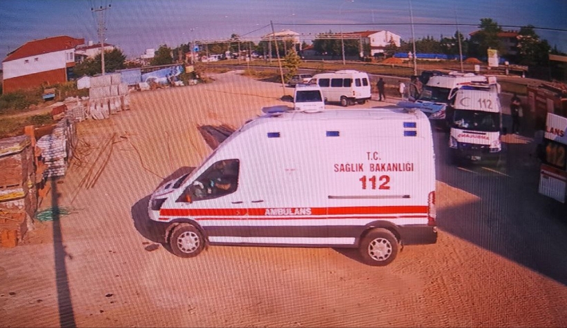 5 kişinin yaralandığı kaza kamerada