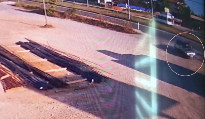 5 kişinin yaralandığı kaza kamerada