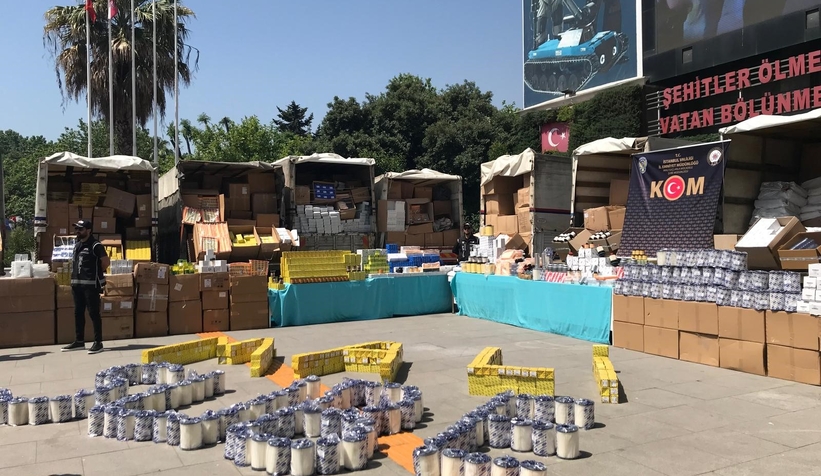 6 ilde kaçak yedek parça operasyonu: 60 kamyon ürün ele geçirildi