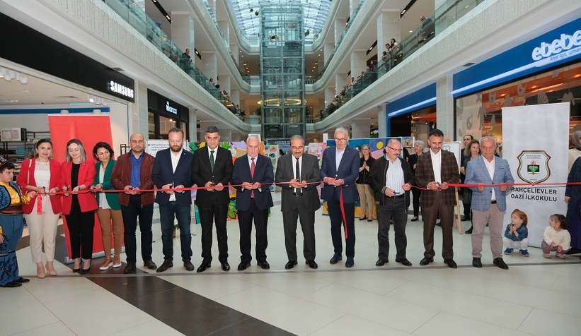 627 öğrencinin 1330 eseri sergilendi