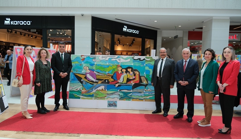 627 öğrencinin 1330 eseri sergilendi