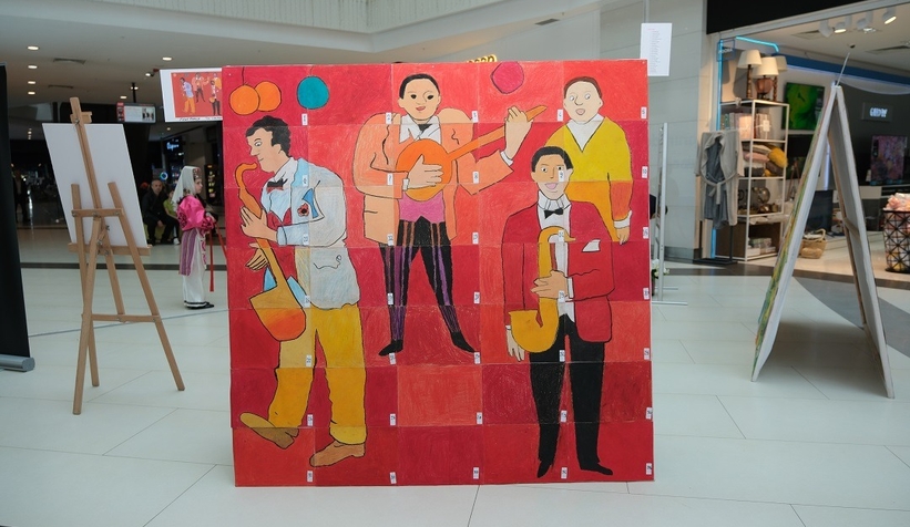 627 öğrencinin 1330 eseri sergilendi