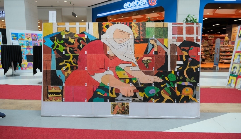 627 öğrencinin 1330 eseri sergilendi