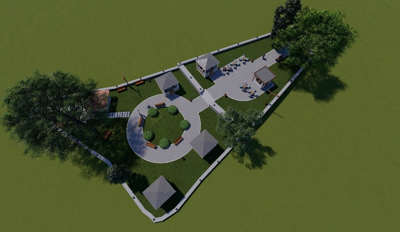 7 asırlık çınar ağacının çevresi sosyal alana dönüşüyor