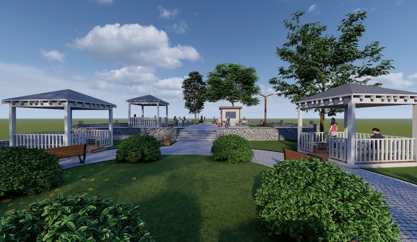 7 asırlık çınar ağacının çevresi sosyal alana dönüşüyor