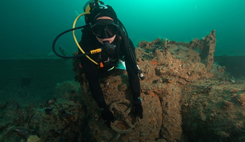 75 yıl sonra bulunan Hitler'in denizaltısı görüntülendi