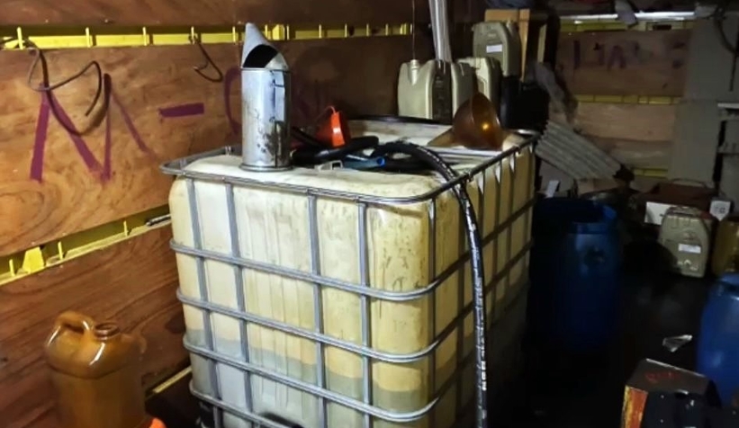 800 litre kaçak akaryakıt ele geçirildi