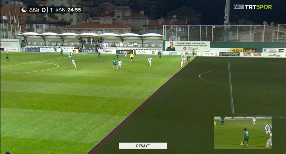 Sakaryaspor'dan VAR hakemine tepki