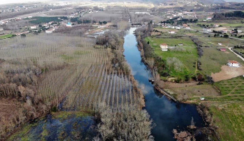 Acalar Longozu havadan görüntülendi